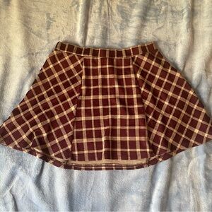 Maroon skirt